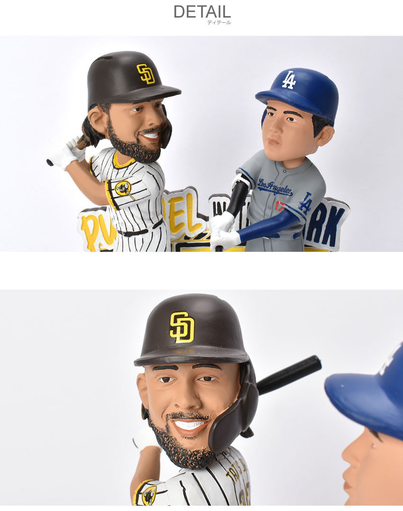Fernando Tatis Jr＆Shohei Ohtani San Diego Padres＆Los Angeles Dodgers Pummel in the Park Dual Bobblehead BHMB24BATTDUSPLDSOFT ボブルヘッド