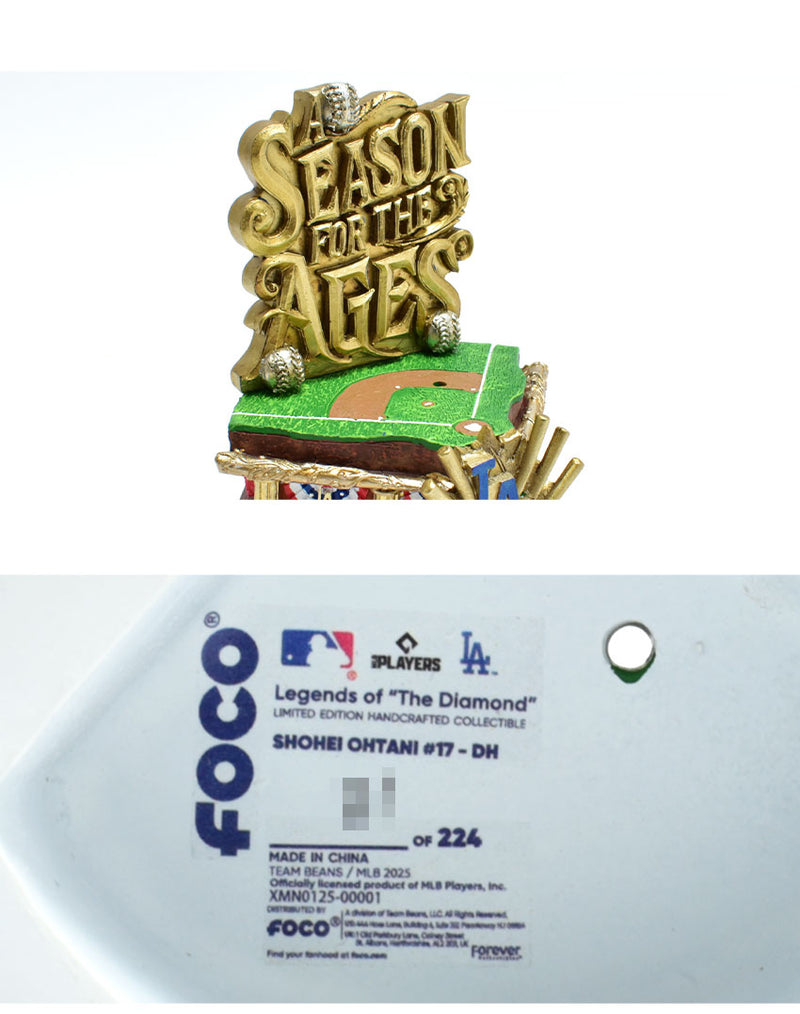 Shohei Ohtani Los Angeles Dodgers a Season for the Ages Commemorative Bobblehead BHMB24STRCOMLDSO ボブルヘッド