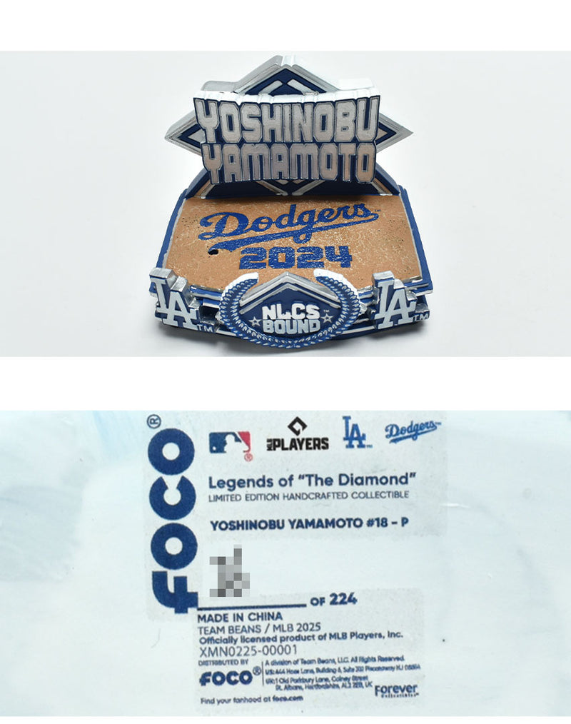 Yoshinobu Yamamoto Los Angeles Dodgers NLCS Bound Bobblehead BHMB24NLSCBLDYY ボブルヘッド