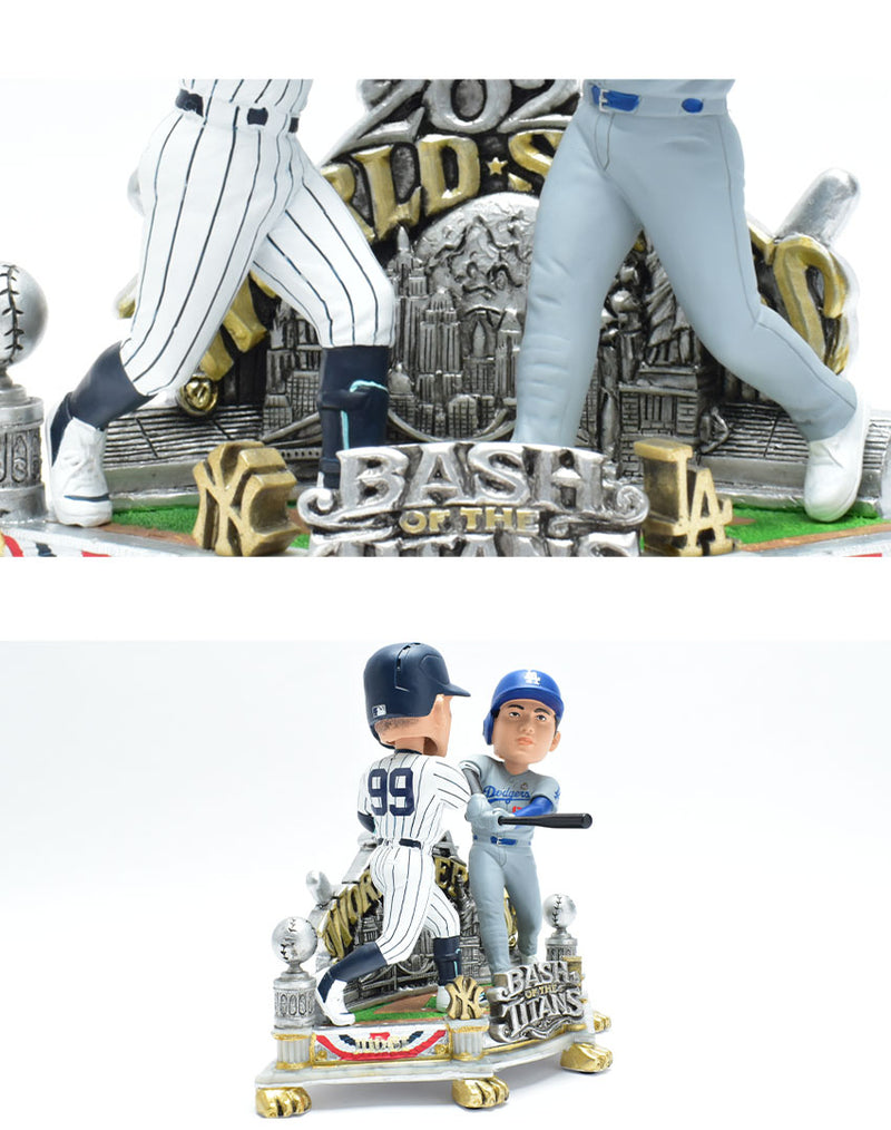 Aaron Judge and Shohei Ohtani New York Yankees and Los Angeles Dodgers 2024 World Series Dual Battle Bobblehead BHMB24NYHMDULDNYSOAJ ボブルヘッド