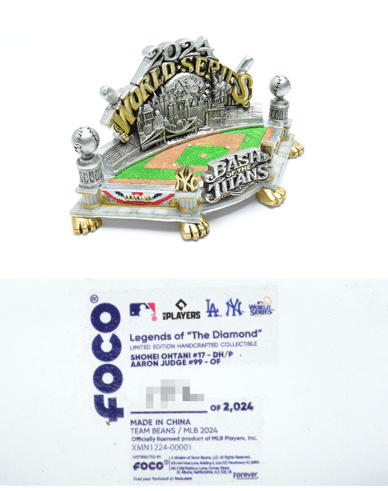 Aaron Judge and Shohei Ohtani New York Yankees and Los Angeles Dodgers 2024 World Series Dual Battle Bobblehead BHMB24NYHMDULDNYSOAJ ボブルヘッド