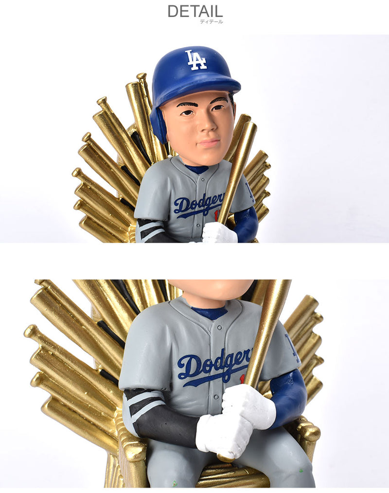 Shohei Ohtani Los Angeles Dodgers 50 Home Runs＆50 Stolen Bases Club of One Throne Bobblehead BHMBSMU5050THRONELDSO ボブルヘッド