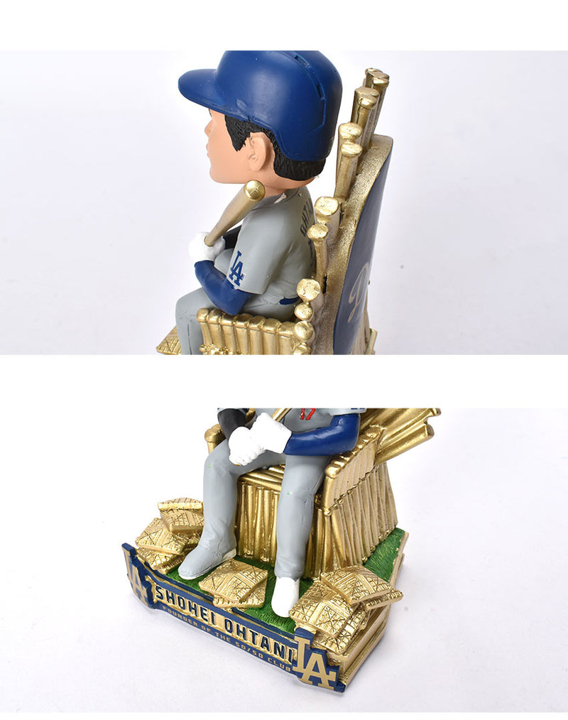 Shohei Ohtani Los Angeles Dodgers 50 Home Runs＆50 Stolen Bases Club of One Throne Bobblehead BHMBSMU5050THRONELDSO ボブルヘッド