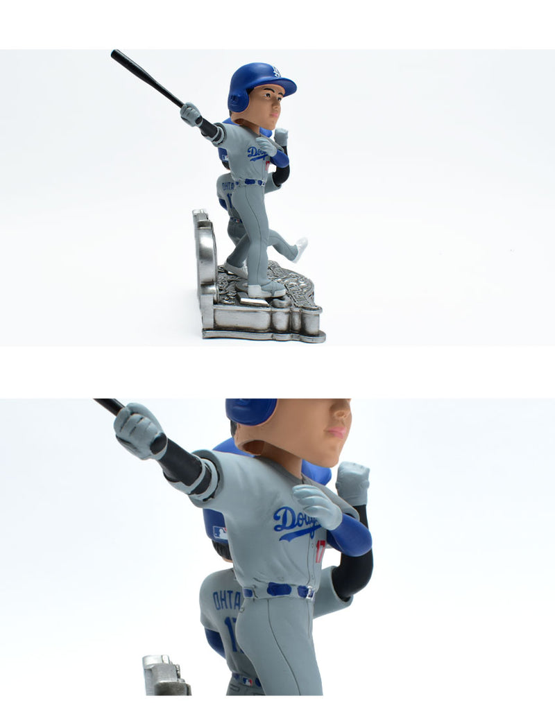 Shohei Ohtani Los Angeles Dodgers 50 Home Runs ＆ 50 Stolen Bases Connecting Platinum Base Bobblehead Set BHMB24CNT2PK5050PLATLDSO ボブルヘッド