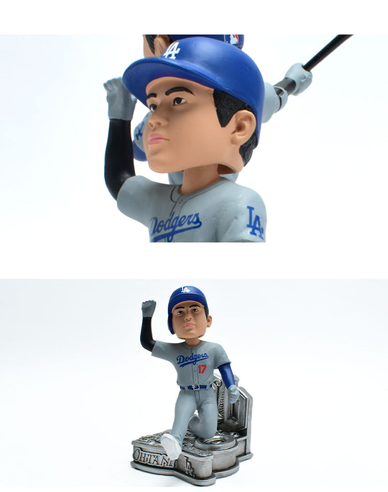 Shohei Ohtani Los Angeles Dodgers 50 Home Runs ＆ 50 Stolen Bases Connecting Platinum Base Bobblehead Set BHMB24CNT2PK5050PLATLDSO ボブルヘッド