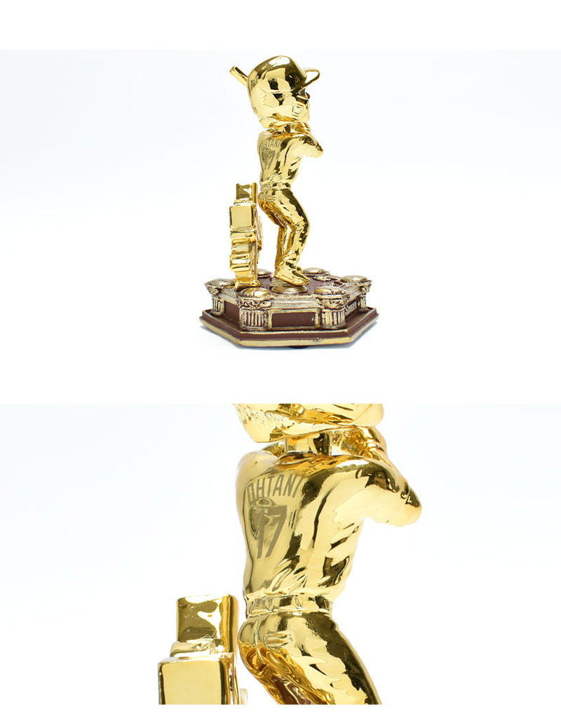Shohei Ohtani Los Angeles Dodgers 50 Home Runs and 50 Stolen Bases Mini Golden Bobblehead BHMB24GOLD5050MNLDSO ボブルヘッド