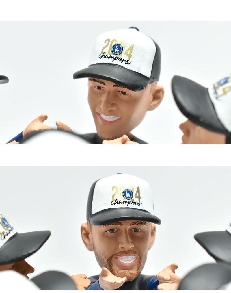 LOS ANGELES DODGERS 2024 WORLD SERIES CHAMPIONS TROPHY SPINNER MINI BOBBLEHEAD SCENE BHMB24WSPLSPNHMNLD ボブルヘッド