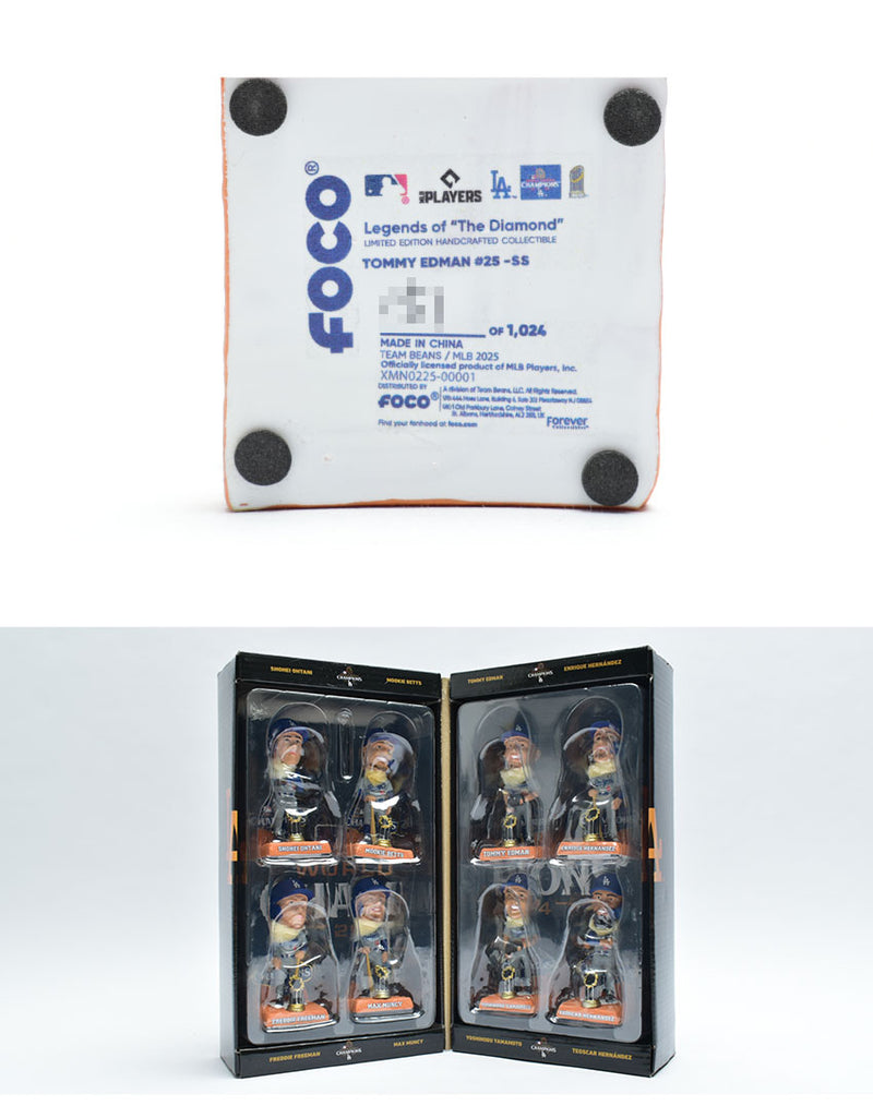 LOS ANGELES DODGERS 2024 WORLD SERIES CHAMPIONS SERIES 1 MINI BOBBLEHEAD BOX SET BHMBBXMNCHWS24LD ボブルヘッド