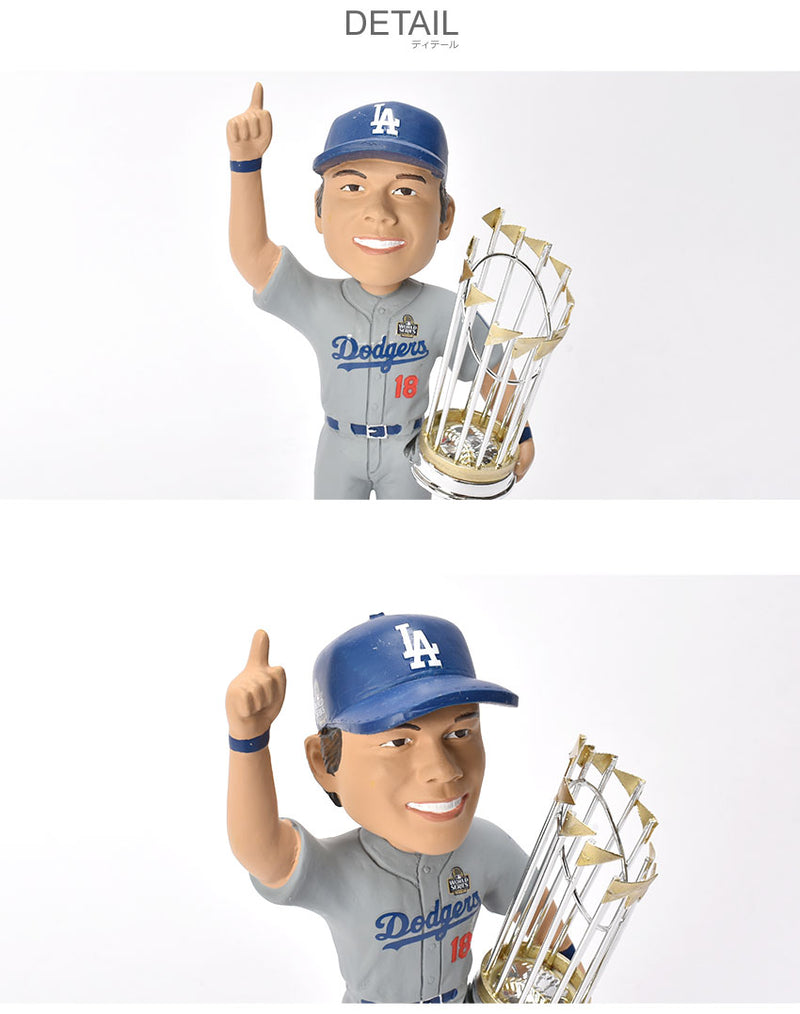 Yoshinobu Yamamoto Los Angeles Dodgers 2024 World Series Champions Bobblehead BHMBCHWS24LDYY ボブルヘッド