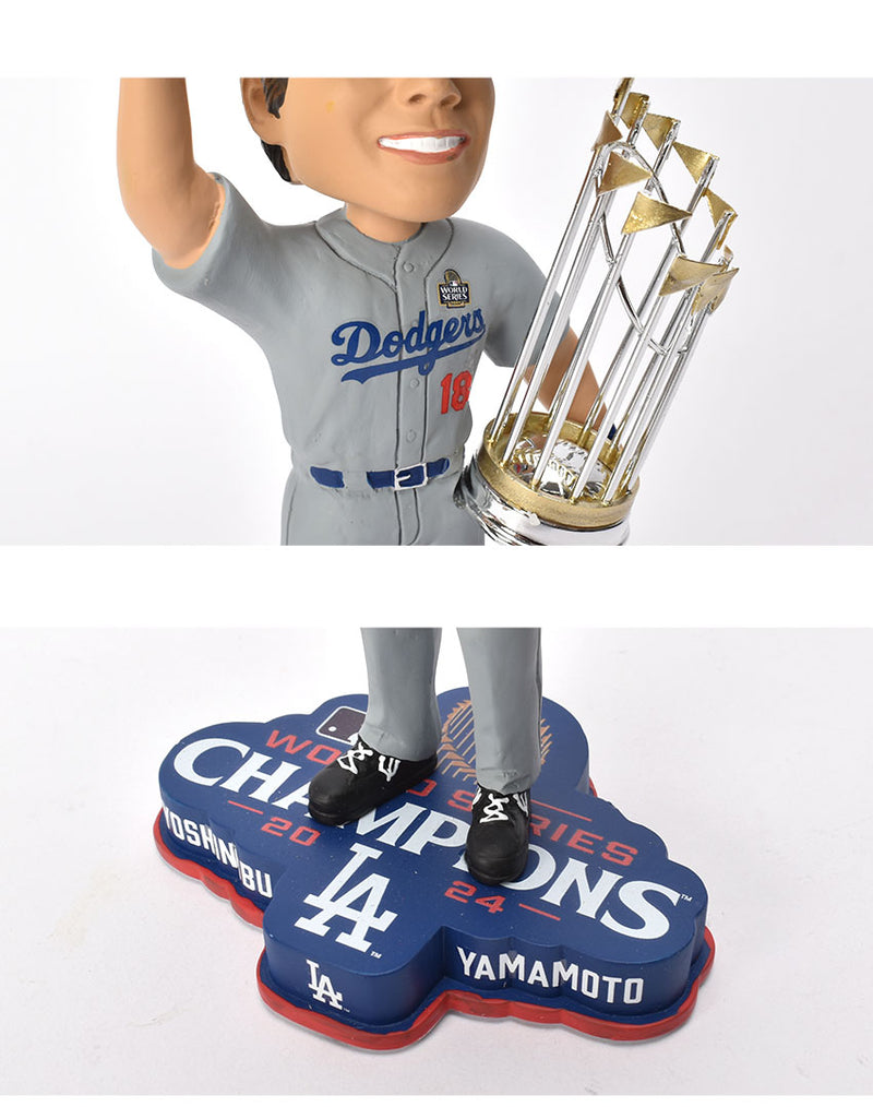 Yoshinobu Yamamoto Los Angeles Dodgers 2024 World Series Champions Bobblehead BHMBCHWS24LDYY ボブルヘッド