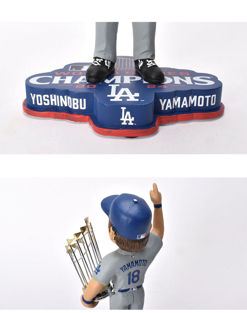 Yoshinobu Yamamoto Los Angeles Dodgers 2024 World Series Champions Bobblehead BHMBCHWS24LDYY ボブルヘッド