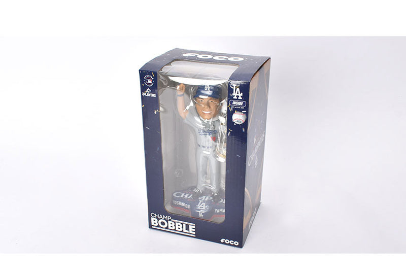 Yoshinobu Yamamoto Los Angeles Dodgers 2024 World Series Champions Bobblehead BHMBCHWS24LDYY ボブルヘッド