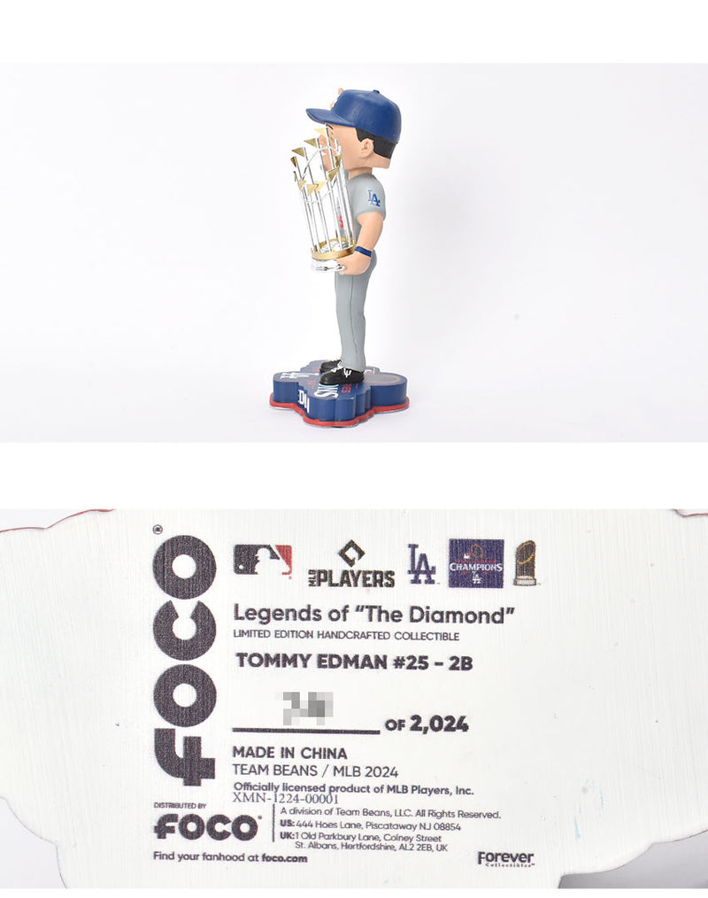 ボブルヘッド トミー・エドマン LAドジャース メジャーリーグベースボール MAJOR LEAGUE BASEBALL Tommy Edman