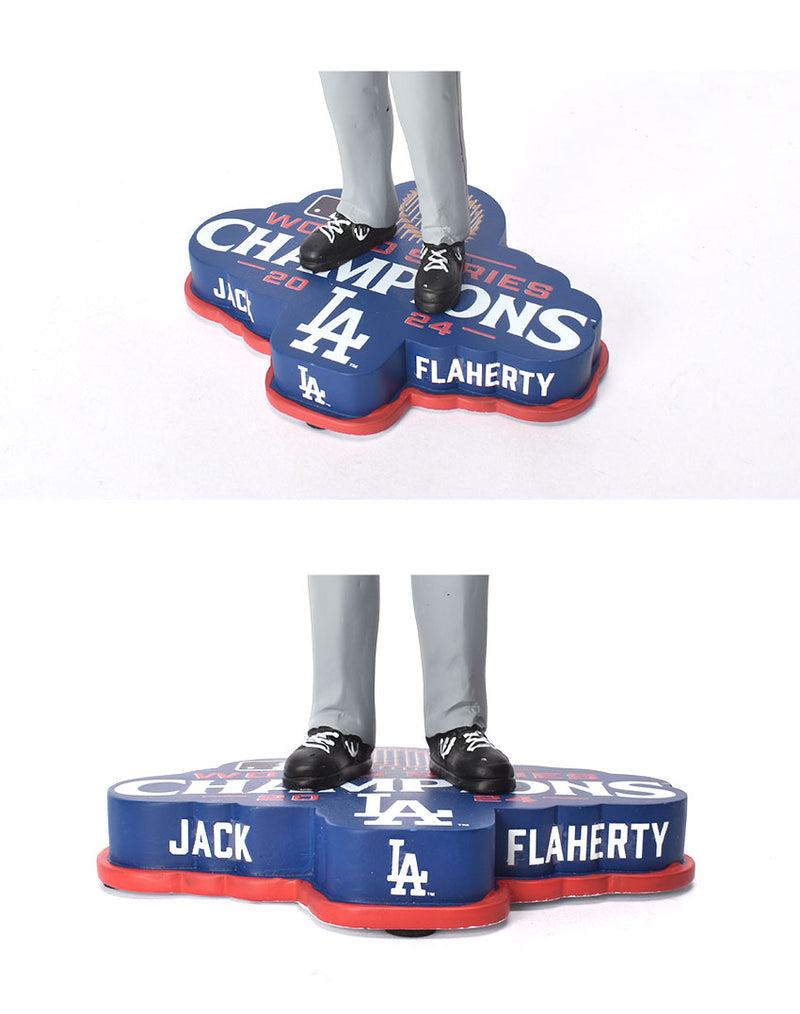 Jack Flaherty Los Angeles Dodgers 2024 World Series Champions Bobblehead BHMBCHWS24LDJF ボブルヘッド