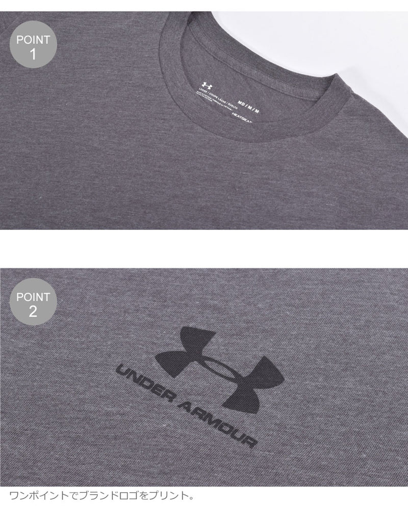 スポーツスタイル レフトチェスト 1326799 半袖Tシャツ 7カラー