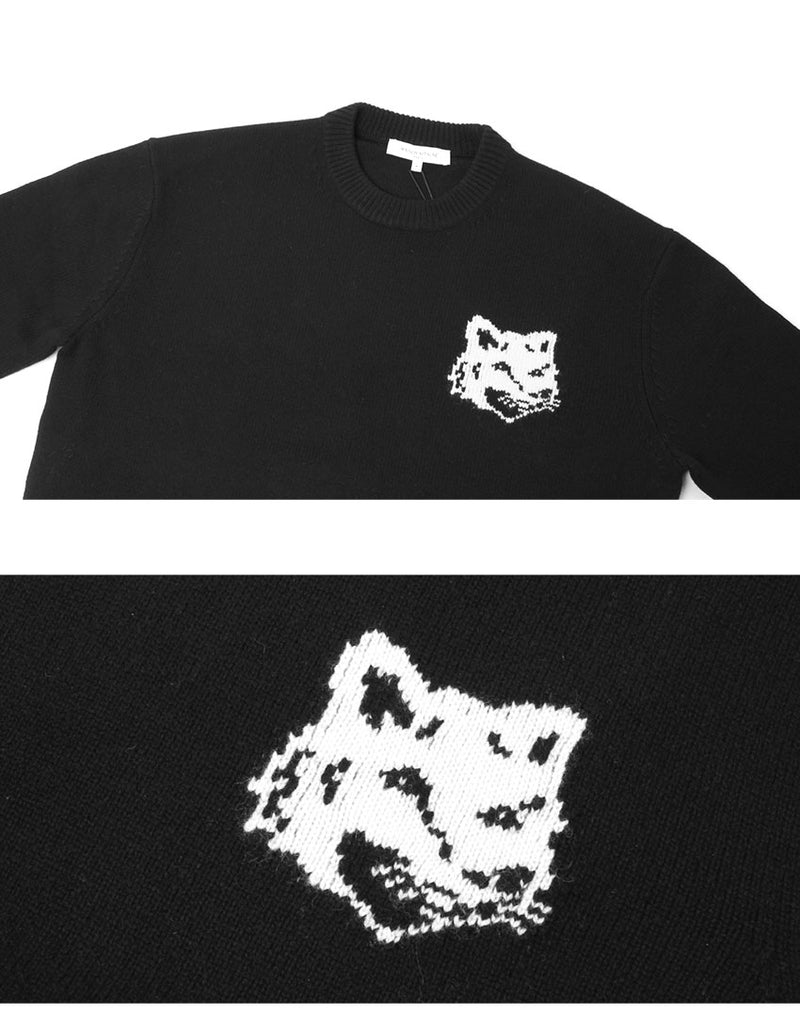 フォックスヘッド インターシャ コンフォート ジャンパー NM00808KM0329 セーター