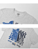 NEW YORK YANKEES VS LOS ANGELES DODGERS MLB DUELING 2024 WORLD SERIES ID 47 FRANKLIN TEE BWS999TMHIVZ690679UW 半袖Tシャツ 1カラー