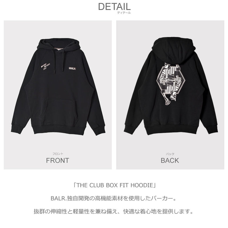 THE CLUB BOX FIT HOODIE B1261.1130 パーカー 2カラー