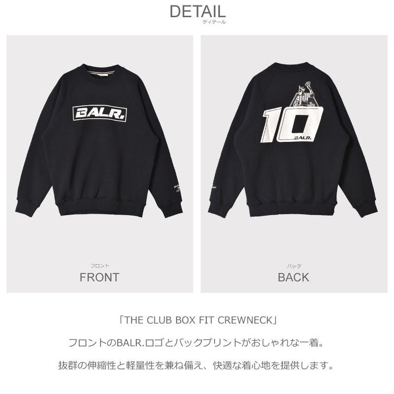 THE CLUB BOX FIT CREWNECK B1262.1085 スウェット 1カラー