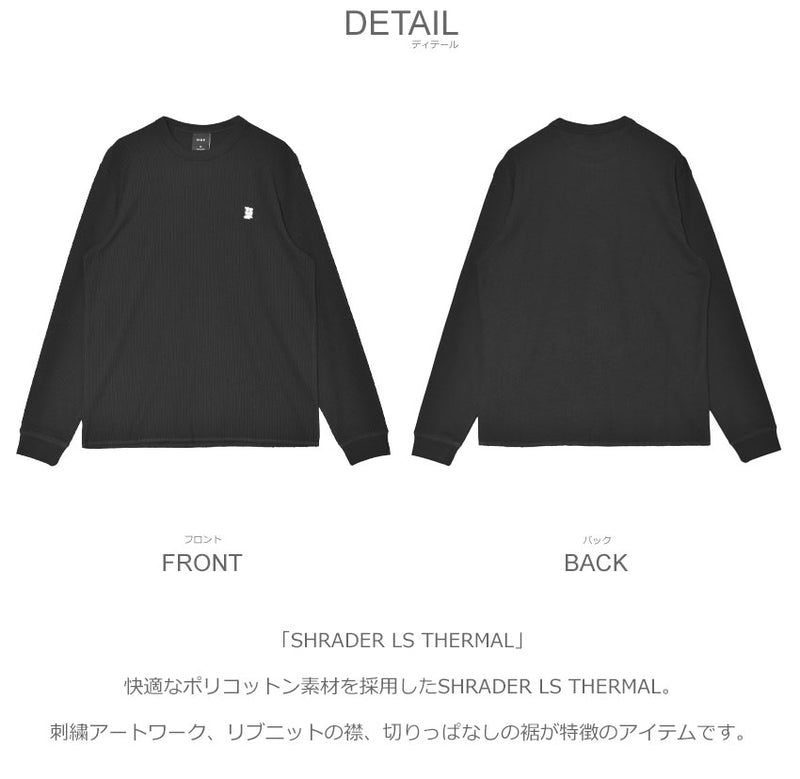 SHRADER LS THERMAL KN00535 長袖Tシャツ 2カラー