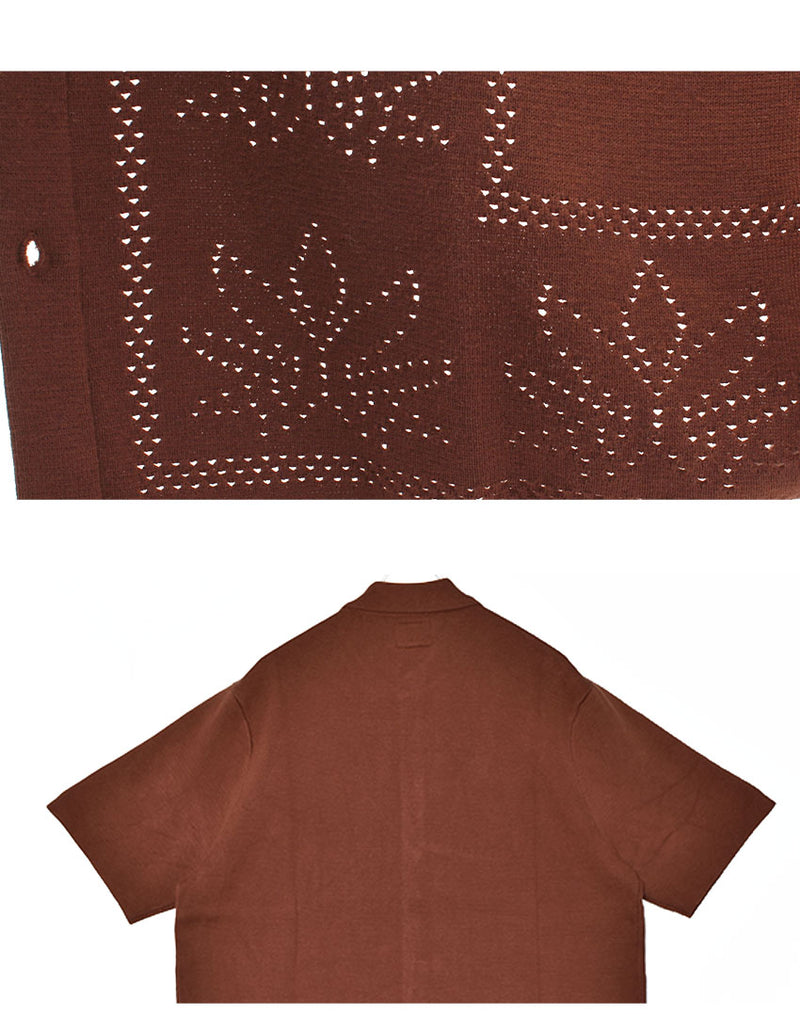ハフ HUF PLANTLIFE PERFORATED SS KNIT KN00545 半袖