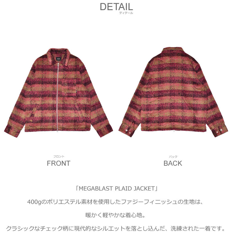 MEGABLAST PLAID JACKET JK00485 ジャケット 2カラー