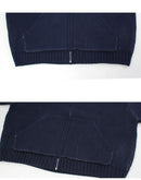 TOKEN ZIP HOODED SWEATER KN00560 ニットパーカー 2カラー