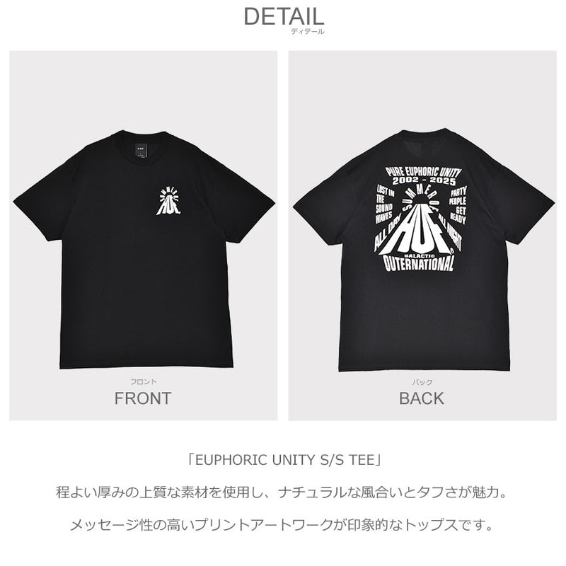 EUPHORIC UNITY S/S TEE TS02450 半袖Ｔシャツ 1カラー