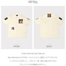 STAX PATCHES BUTTON UP BU00235 半袖シャツ