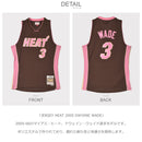 JERSEY HEAT 2005 DWYANE WADE TFSM6695-MHE05DWABROW ユニフォーム 1カラー