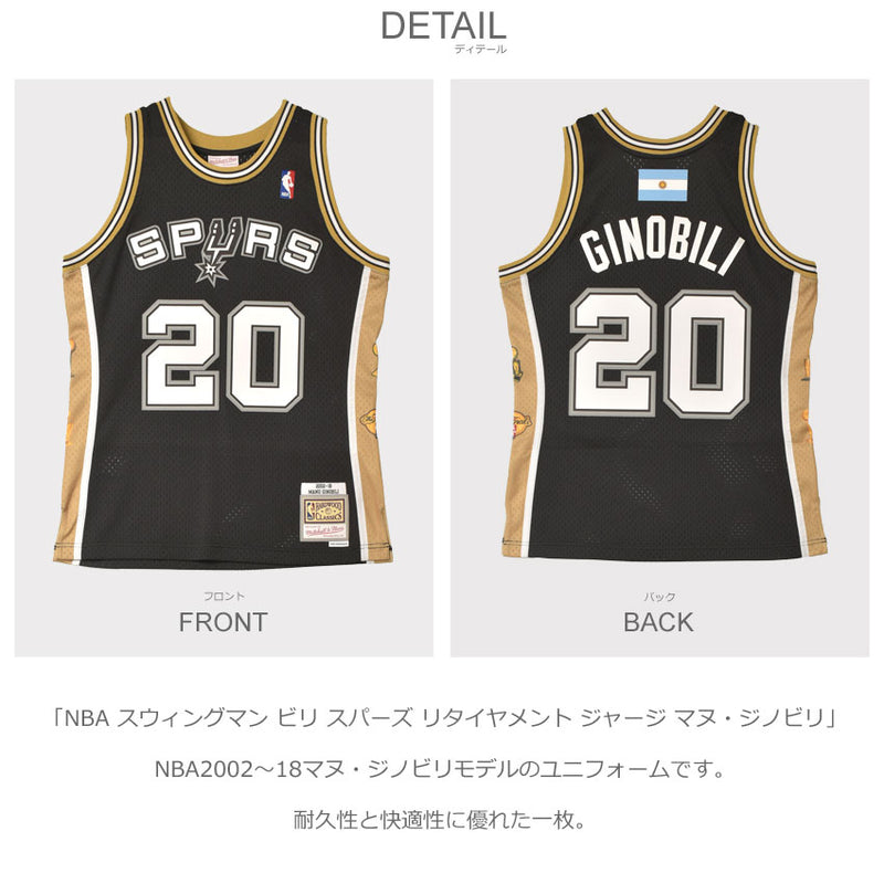 ミッチェル＆ネス MITCHELL＆NESS NBA スウィングマン ビリ