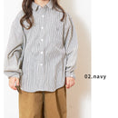 長袖シャツ 0034K ストライプシャツ 3カラー 当日出荷