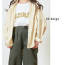 長袖シャツ 0034K ストライプシャツ 3カラー 当日出荷