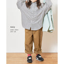 長袖シャツ 0034K ストライプシャツ 3カラー 当日出荷