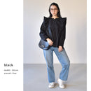 レーシーブラウス OIC-0045 長袖シャツ 2カラー 返品無料 当日出荷