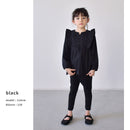 レーシーブラウス OIC-0045K 長袖シャツ 2カラー 当日出荷