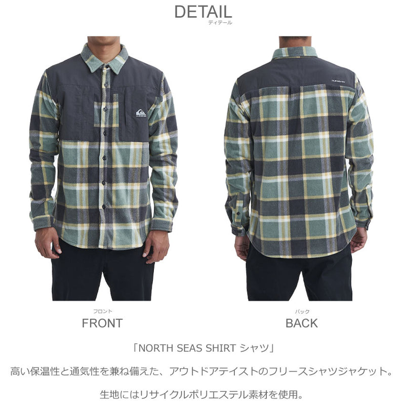 NORTH SEAS SHIRT シャツ EQYWT04488 長袖Tシャツ 2カラー