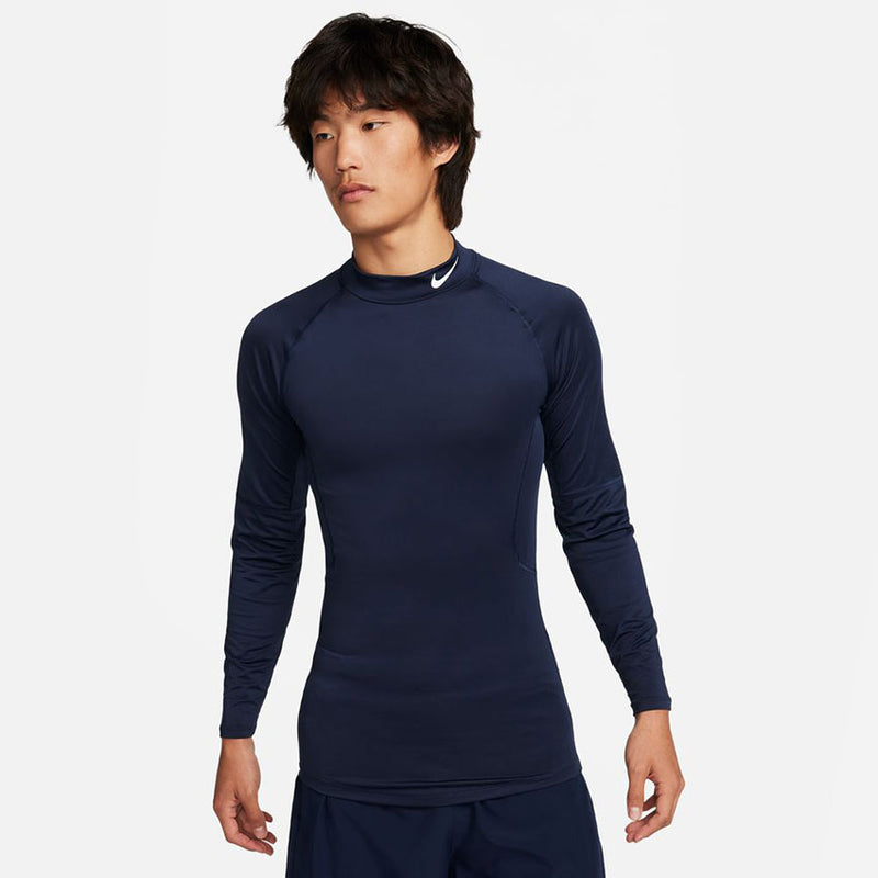 プロ メンズ Dri-FIT フィットネス モックネック ロングスリーブ トップ FB7909 アンダーシャツ 1カラー