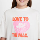 YTH ガールズ NSW ハート S／S Tシャツ HM6323 100 半袖Tシャツ