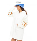 ニット スウェット パーカー ワンピース BD014362 パーカー 3カラー