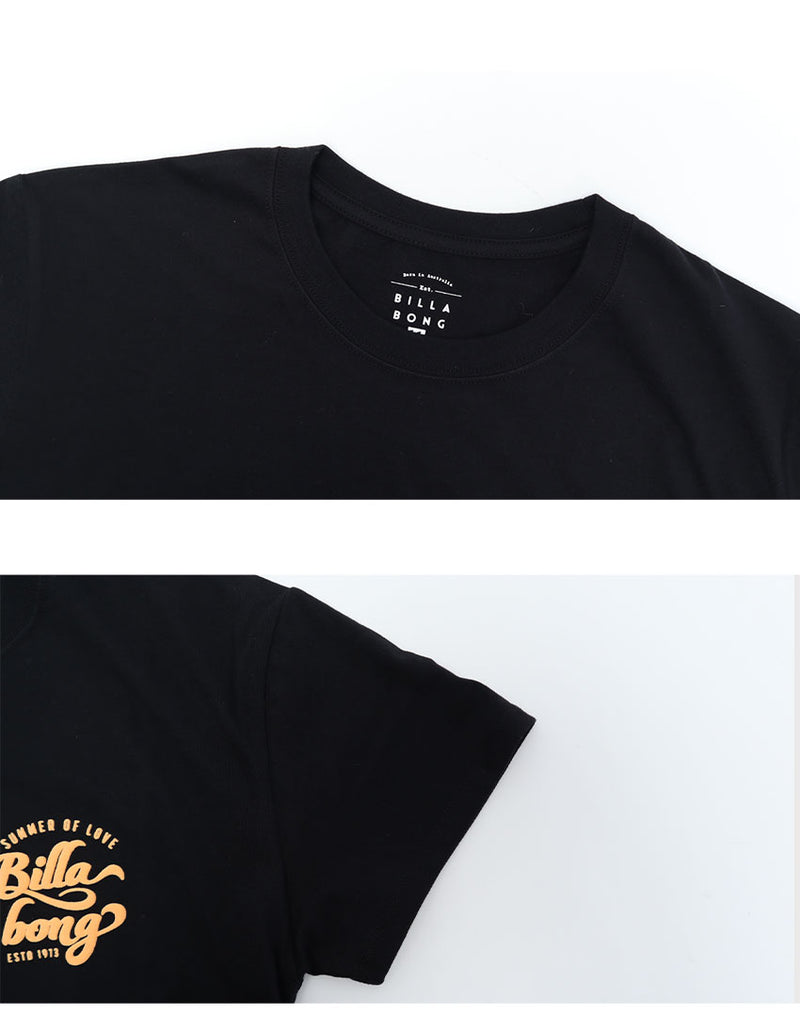 ビラボン BILLABONG SQUARE PATTERN LOGO TEE BE01C203 半袖T