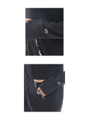 ZIP UP HOODED PRINT LOOSE RASHGUARD ジップラッシュガード BF013851 ラッシュガード 3カラー