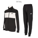 メンズ プーマ ポリ カラーブロック スーツ 上下セット 687740 ジャケット 2カラー