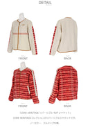 CORE HERITAGE リバーシブル AOP ジャケット 683614 ジップアップジャケット 2カラー