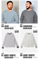 ヘビーワッフル 長袖シャツ 長袖Tシャツ 12カラー