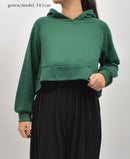 クロップドフードパーカー RY-0277 トップス 4カラー