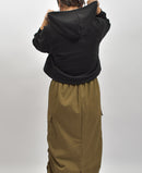 クロップドフードパーカー RY-0277 トップス 4カラー