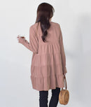 ラッシュガード ティアードプルオーバーロング丈 RG-06 6カラー