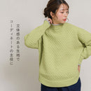 ポップコーン編みニットプルオーバー GKT5559 トップス 4カラー