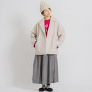 ショールカラーコート GJK2506 アウター 2カラー